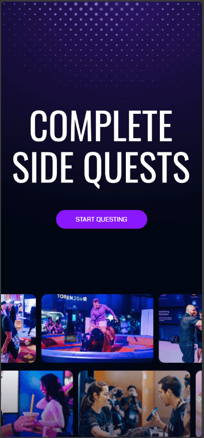 TOKEN2049 Quest App V2 screen 1